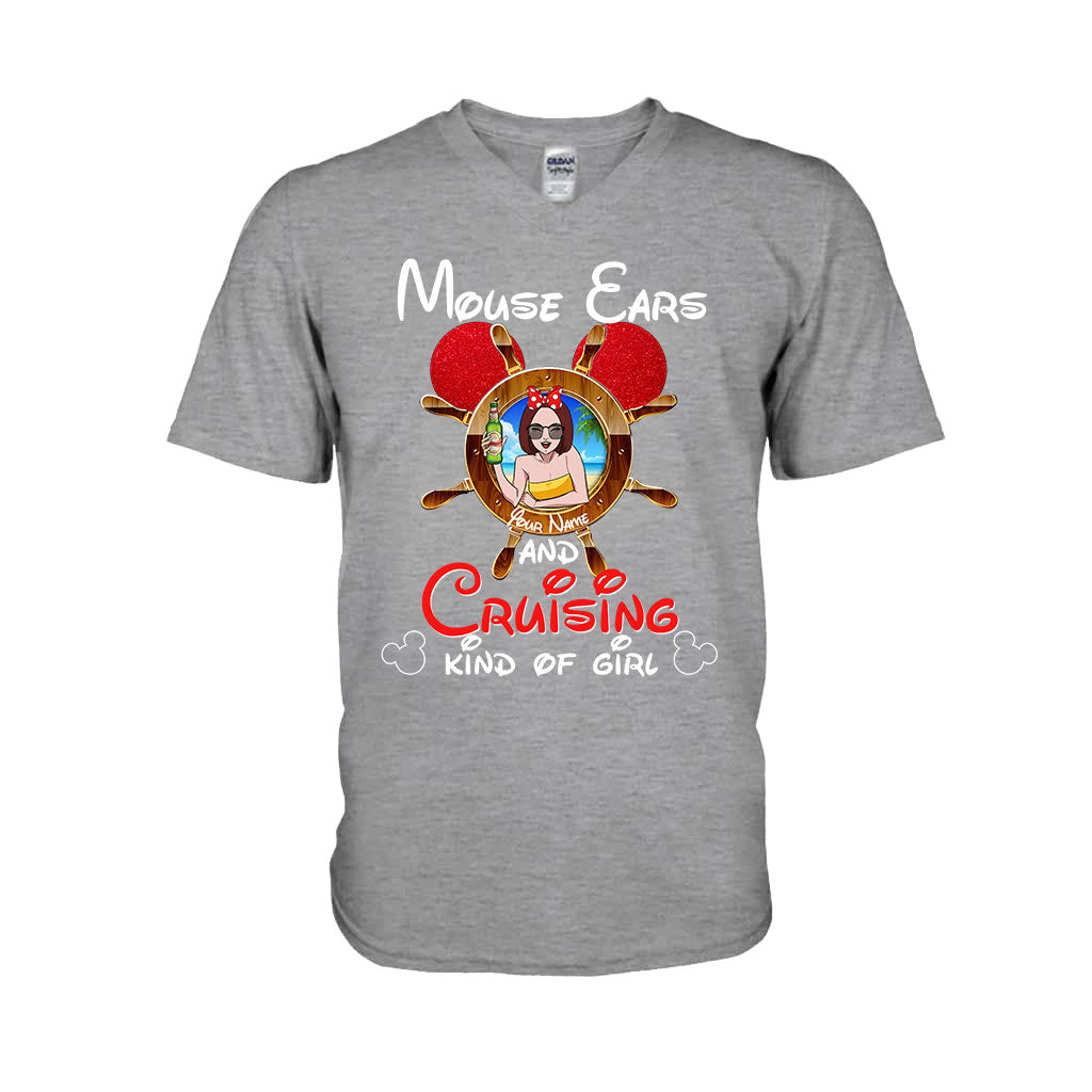 Personalized Mouse Ears Cruising T-shirt & Hoodie Gift for Her