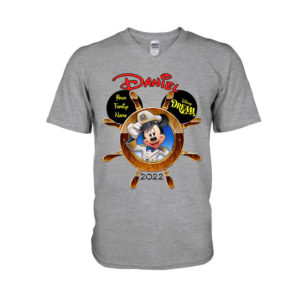 Personalized Mickey Mouse Ears Cruise T-shirt & Hoodie Gift for Family