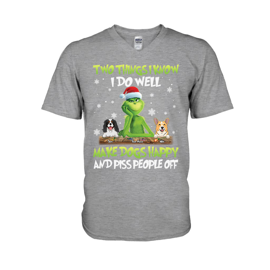 Personalized Grinch Christmas T-Shirt & Hoodie Gift for Dog Lovers