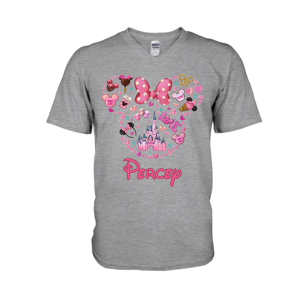 Personalized Christmas Mouse T-shirt & Hoodie Custom Name Gift