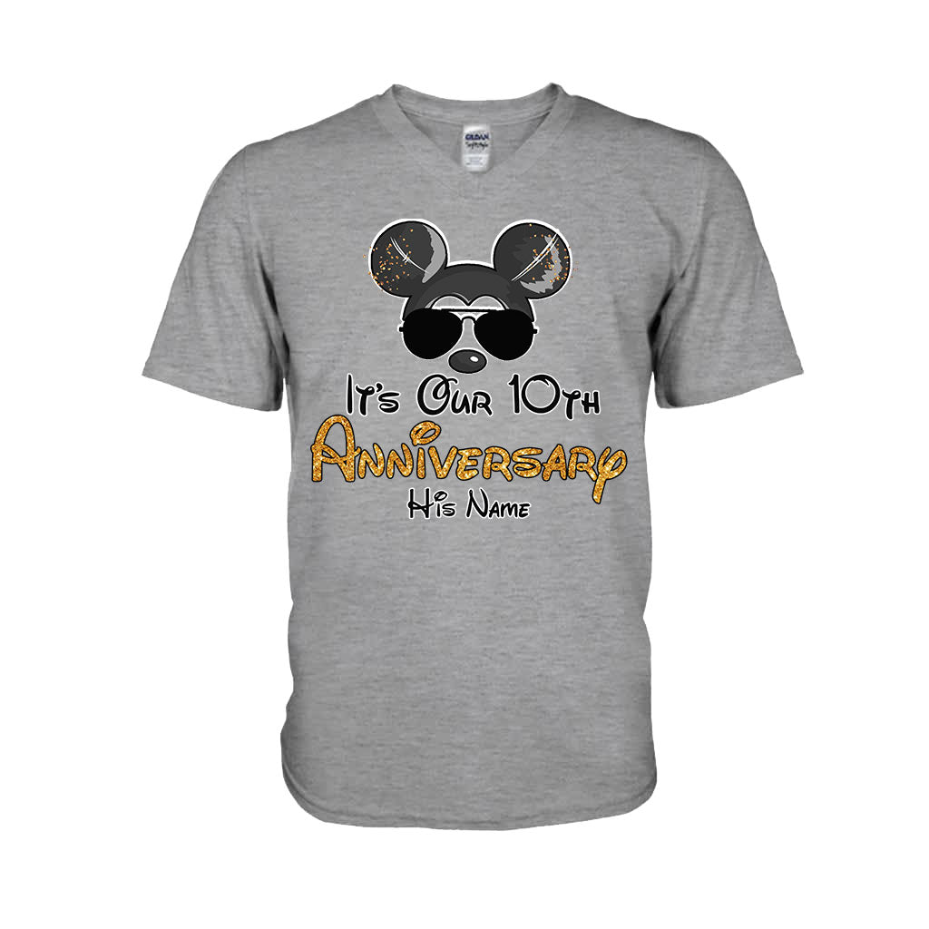 Personalized Anniversary T-shirt & Hoodie with Custom Names