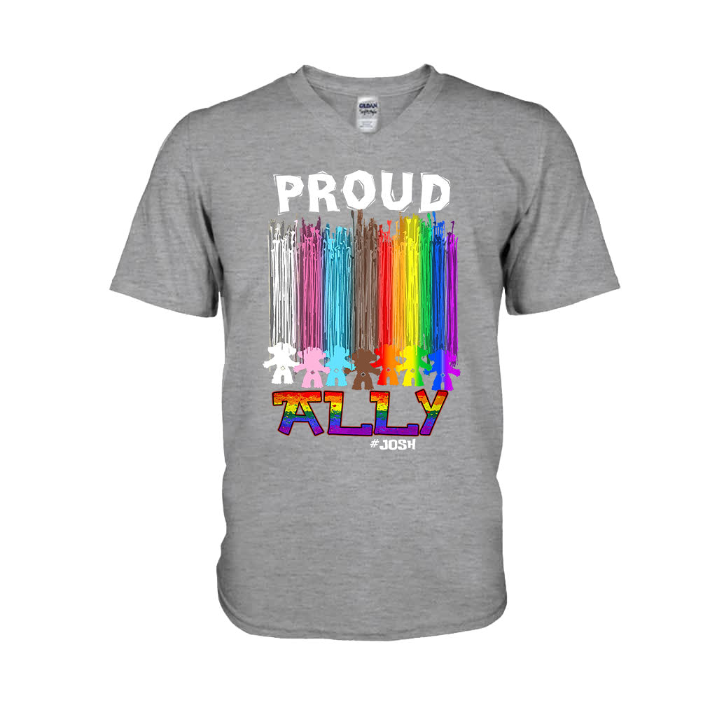 Personalized Proud Ally LGBT T-shirt & Hoodie for Everyone