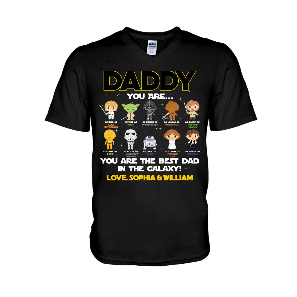 Personalized Father's Day T-shirt with Star Wars Design Gift for Dad