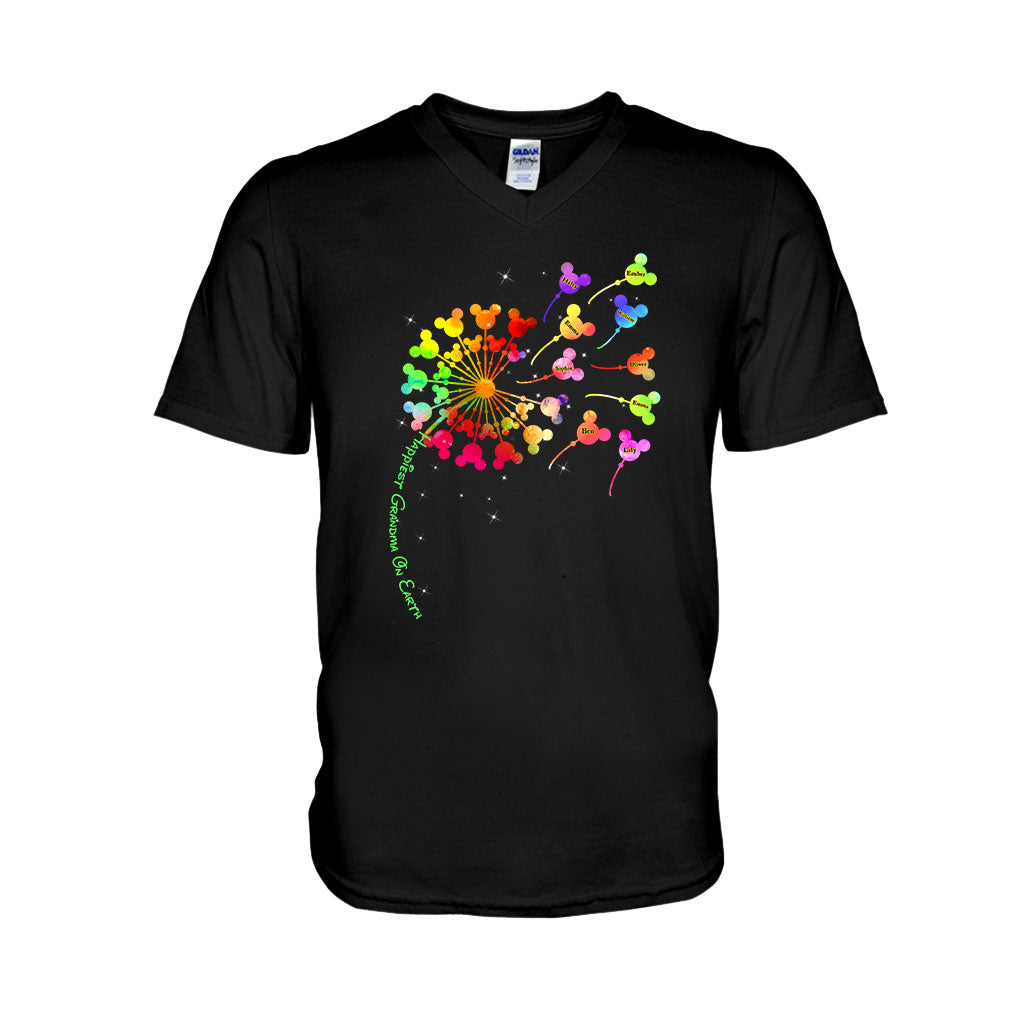 Personalized Happiest Grandma T-Shirt and Hoodie Gift