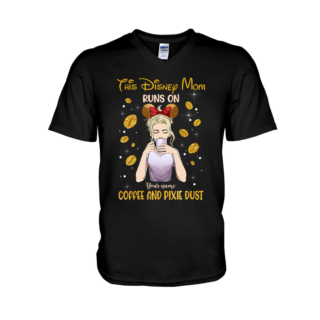 Personalized Coffee Pixie Dust T-Shirt & Hoodie Gift for Mom