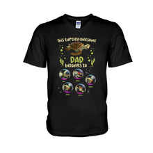 Load image into Gallery viewer, Personalized Turtley Awesome Dad T-shirt &amp; Hoodie Gift
