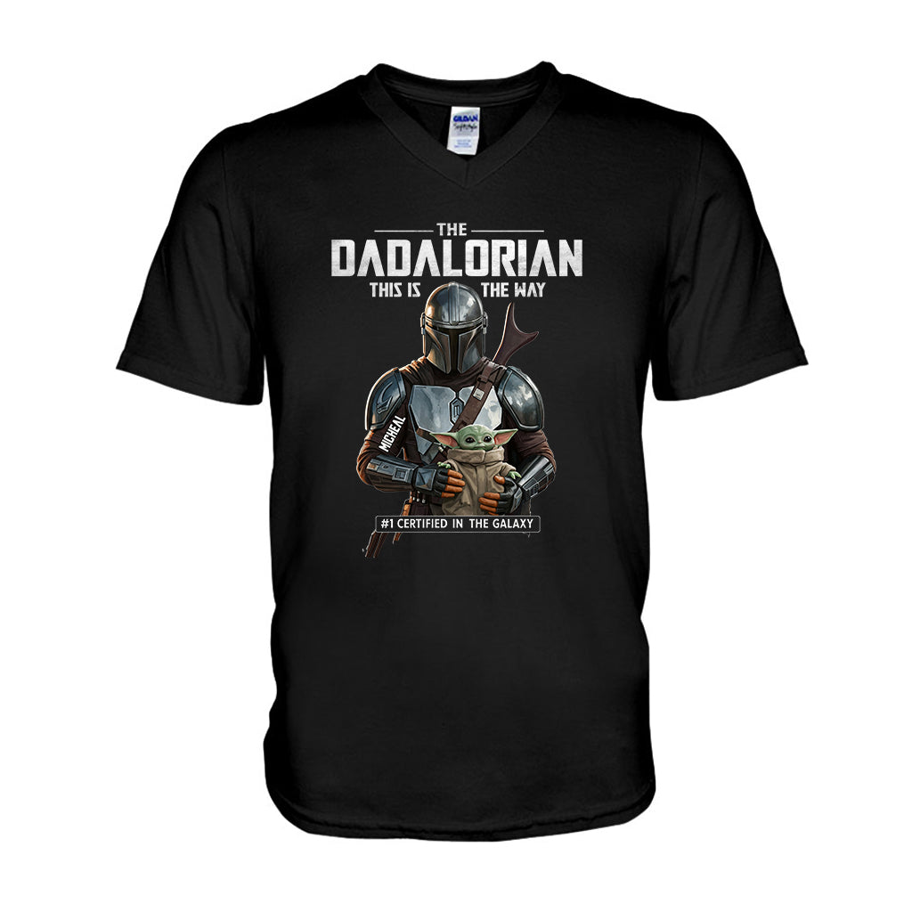Personalized Dadalorian This Is The Way T-shirt & Hoodie Gift for Dad