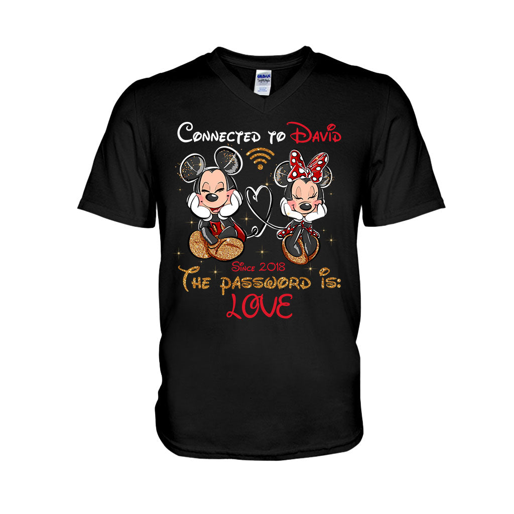 Personalized Couple T-shirt and Hoodie with Custom Names & Year