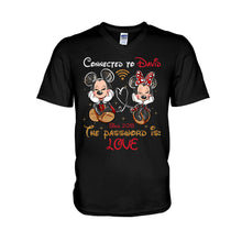 Load image into Gallery viewer, Personalized Couple T-shirt and Hoodie with Custom Names &amp; Year
