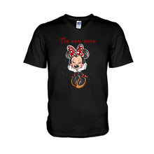 Load image into Gallery viewer, Personalized His &amp; Her Mouse T-shirts Custom Name Gift
