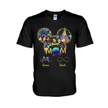 Load image into Gallery viewer, Personalized Disney Mom T-shirt Custom Name Gift for Mother's Day
