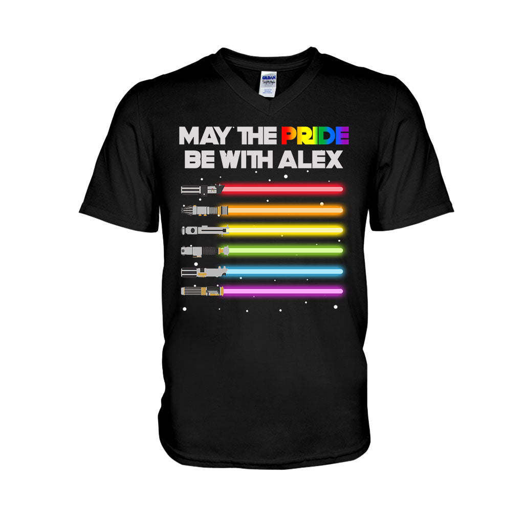 Personalized LGBT Pride T-shirt & Hoodie with Custom Name