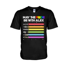 Load image into Gallery viewer, Personalized LGBT Pride T-shirt &amp; Hoodie with Custom Name
