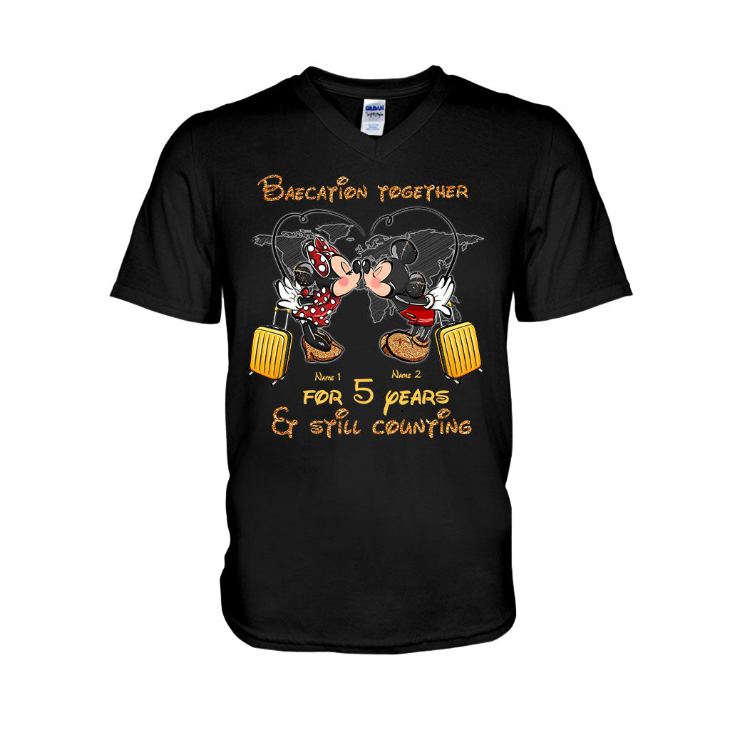 Personalized Couple Travel T-shirt & Hoodie Custom Name Gift