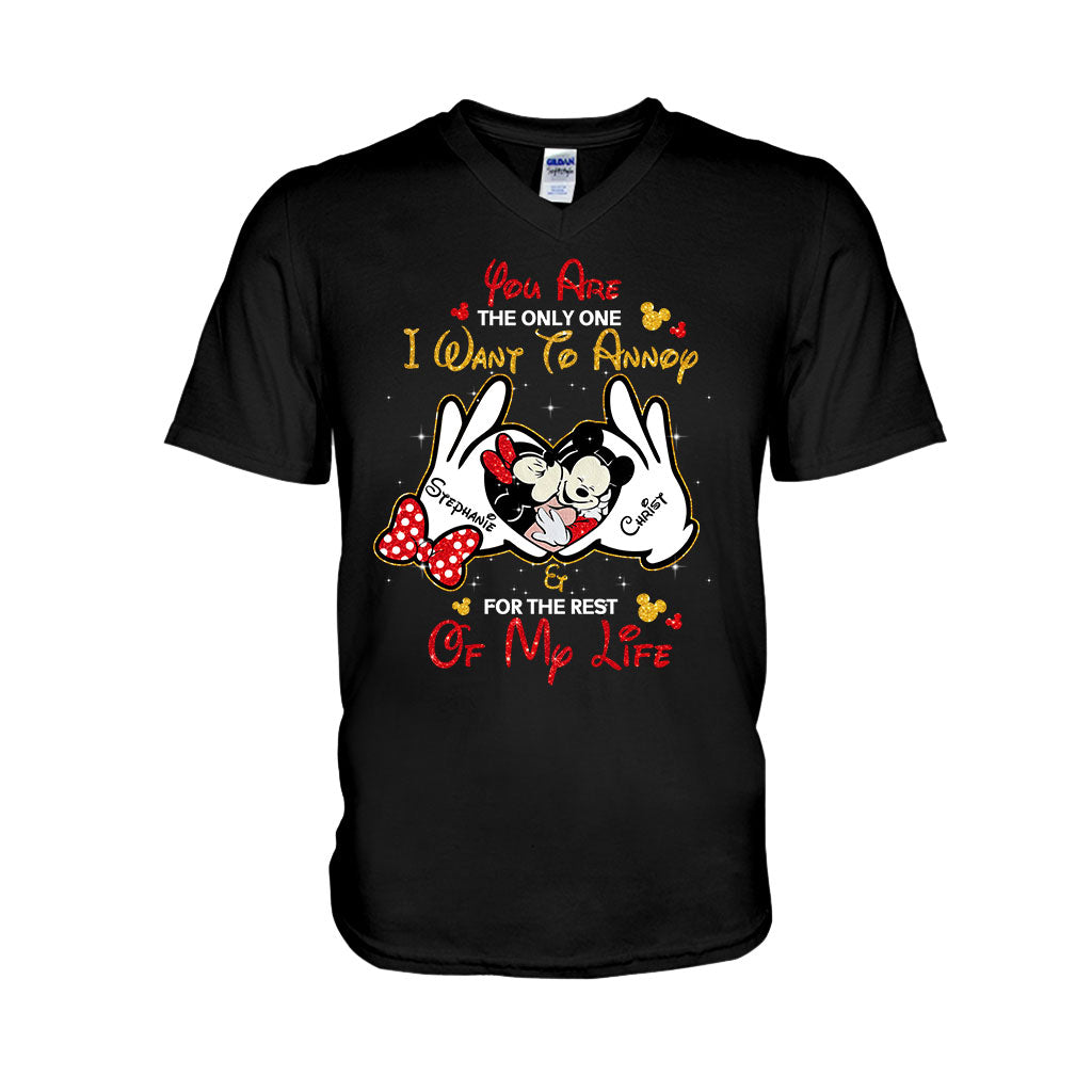 Personalized Couple T-shirt & Hoodie Custom Name Gift