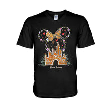 Load image into Gallery viewer, Personalized Merry Christmas Mouse T-shirt &amp; Hoodie Custom Name Gift

