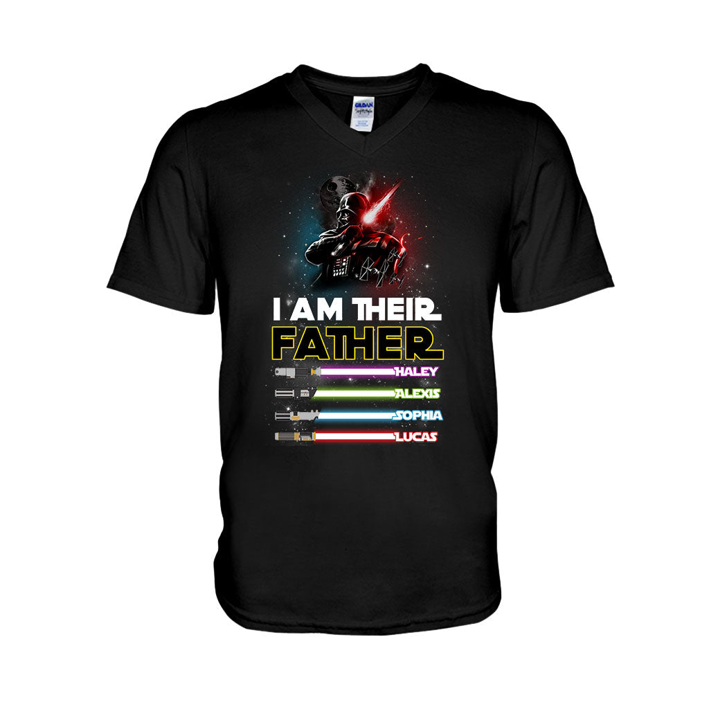 Personalized Father T-shirt & Hoodie with Custom Names | Father's Day Gift