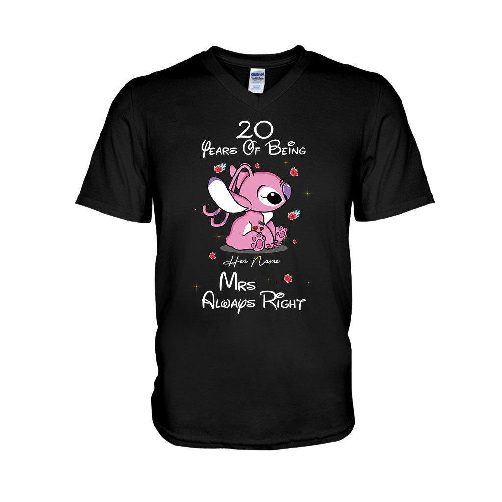 Personalized Couple T-shirt & Hoodie His & Hers Ohana Gift