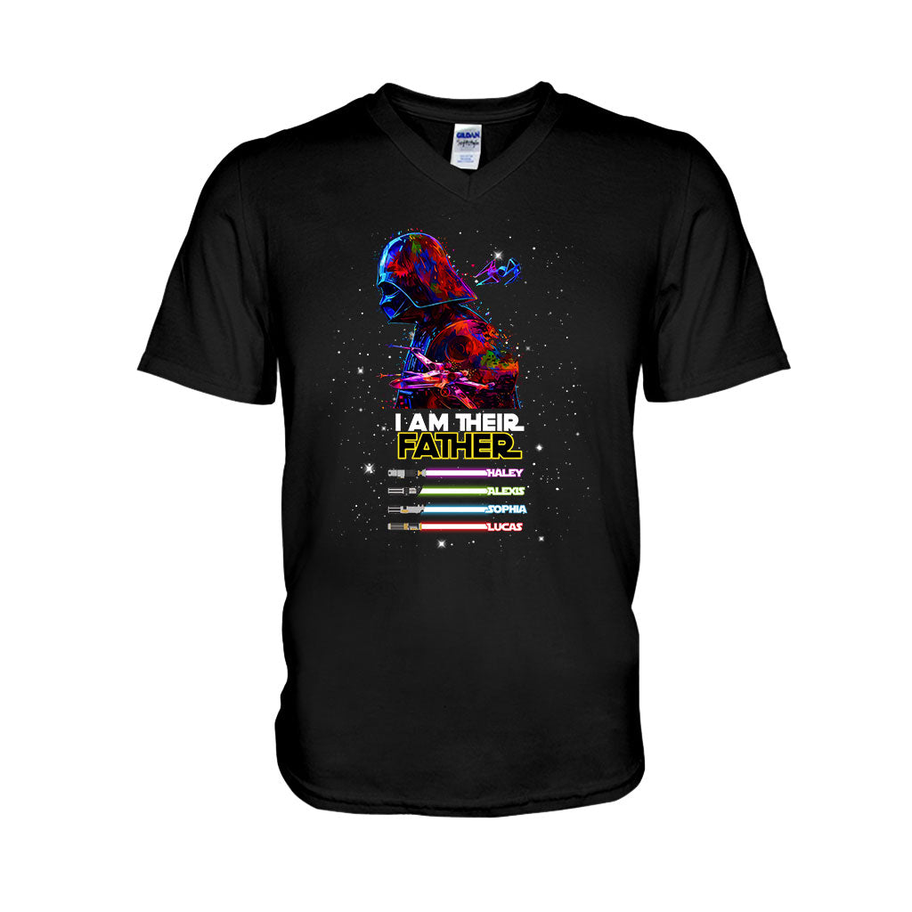 Personalized I Am Their Father T-shirt & Hoodie Gift for Dad