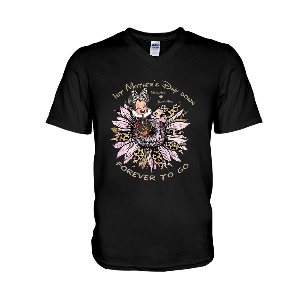 Personalized 1st Mother's Day T-Shirt & Hoodie with Names