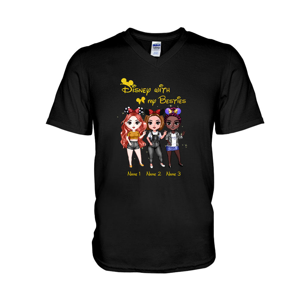 Personalized Disney Besties T-shirt & Hoodie Custom Names Gift