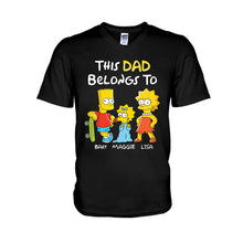 Load image into Gallery viewer, Personalized Dad T-shirt Hoodie Custom Family Gift
