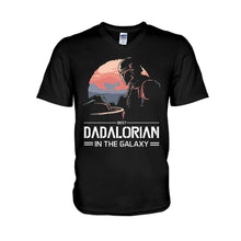 Load image into Gallery viewer, Personalized Best Dad In The Galaxy T-shirt &amp; Hoodie Gift
