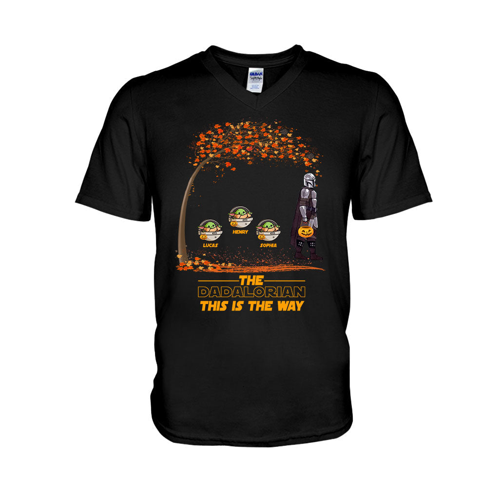 Personalized Halloween T-shirt & Hoodie The DADALORIAN Gift for Kids