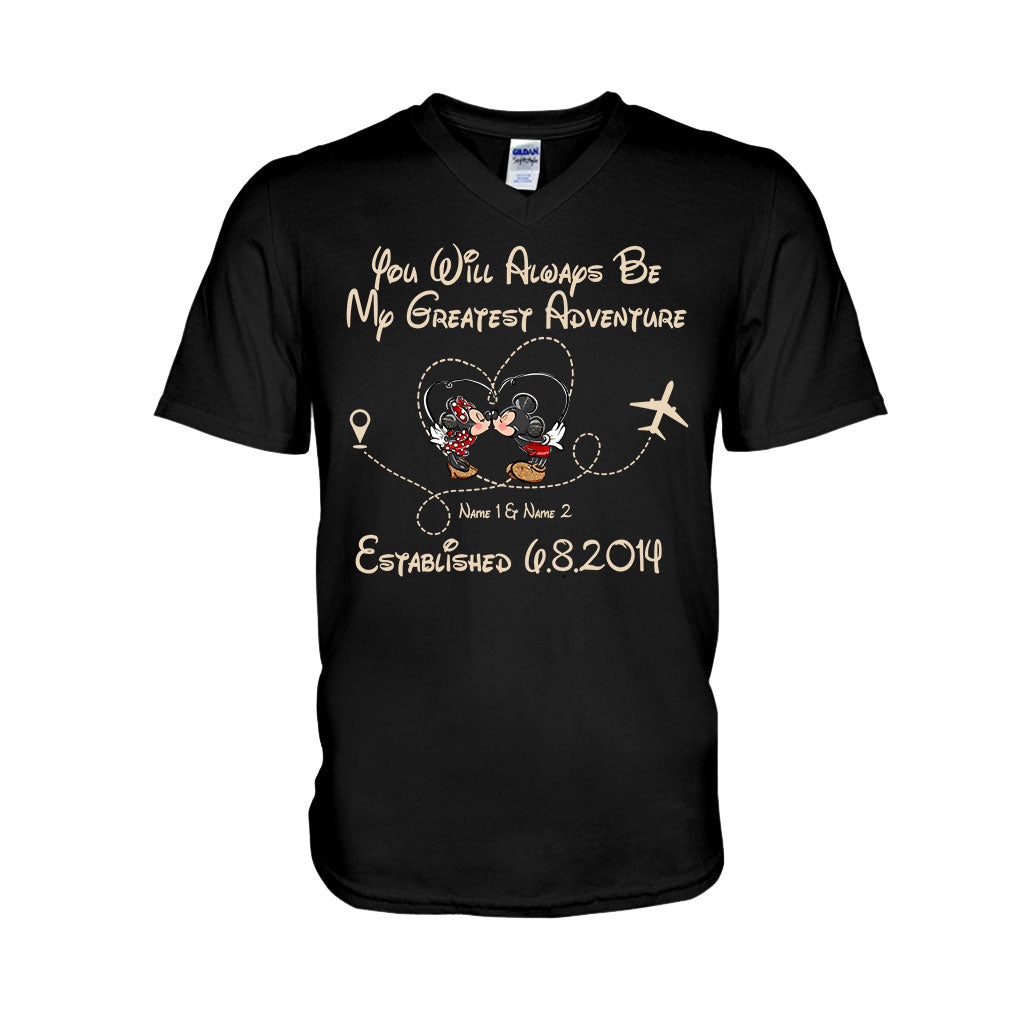 Personalized Couple Mouse T-shirt & Hoodie Gift for Valentine’s Day