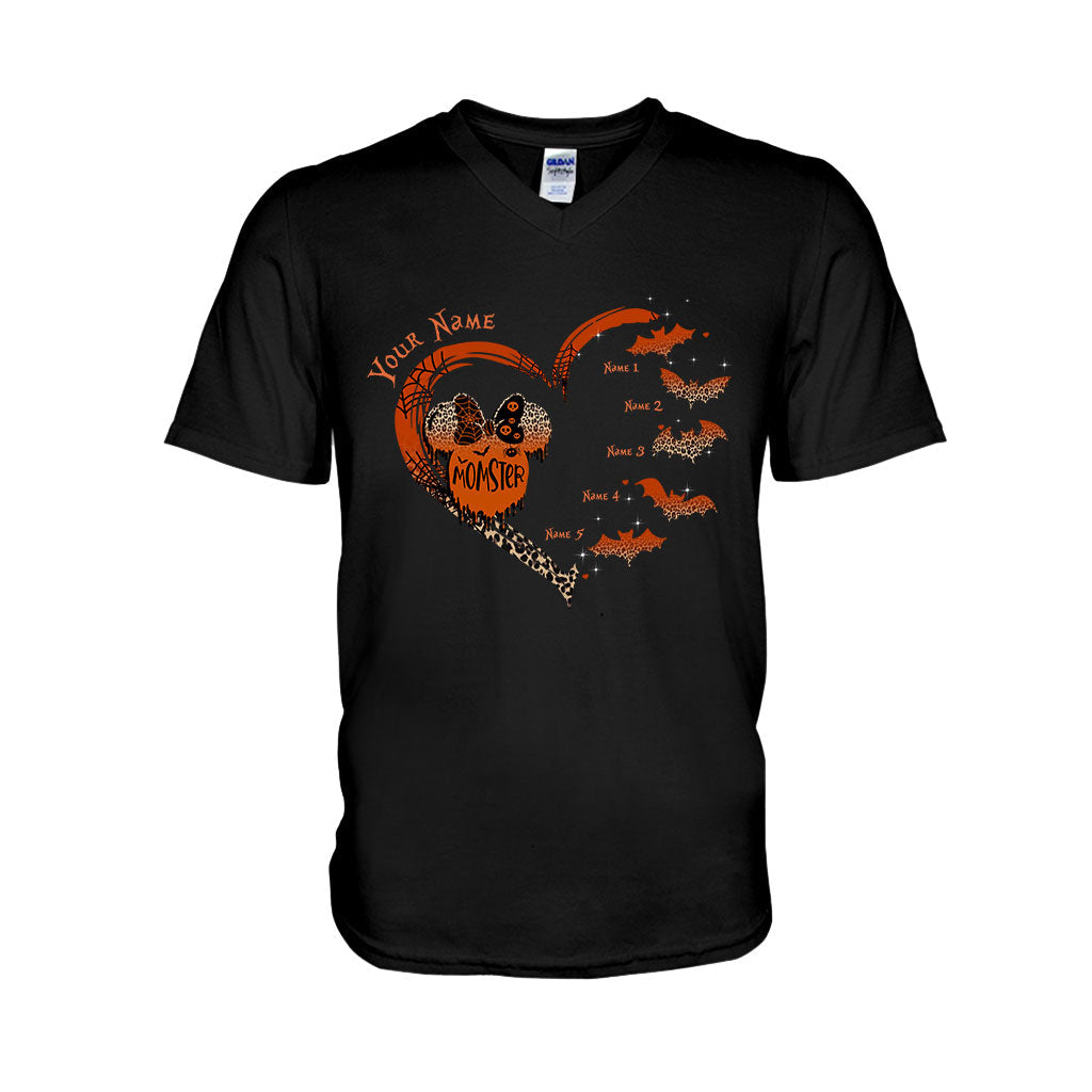 Personalized Halloween Momster T-Shirt & Hoodie Gift for Mom