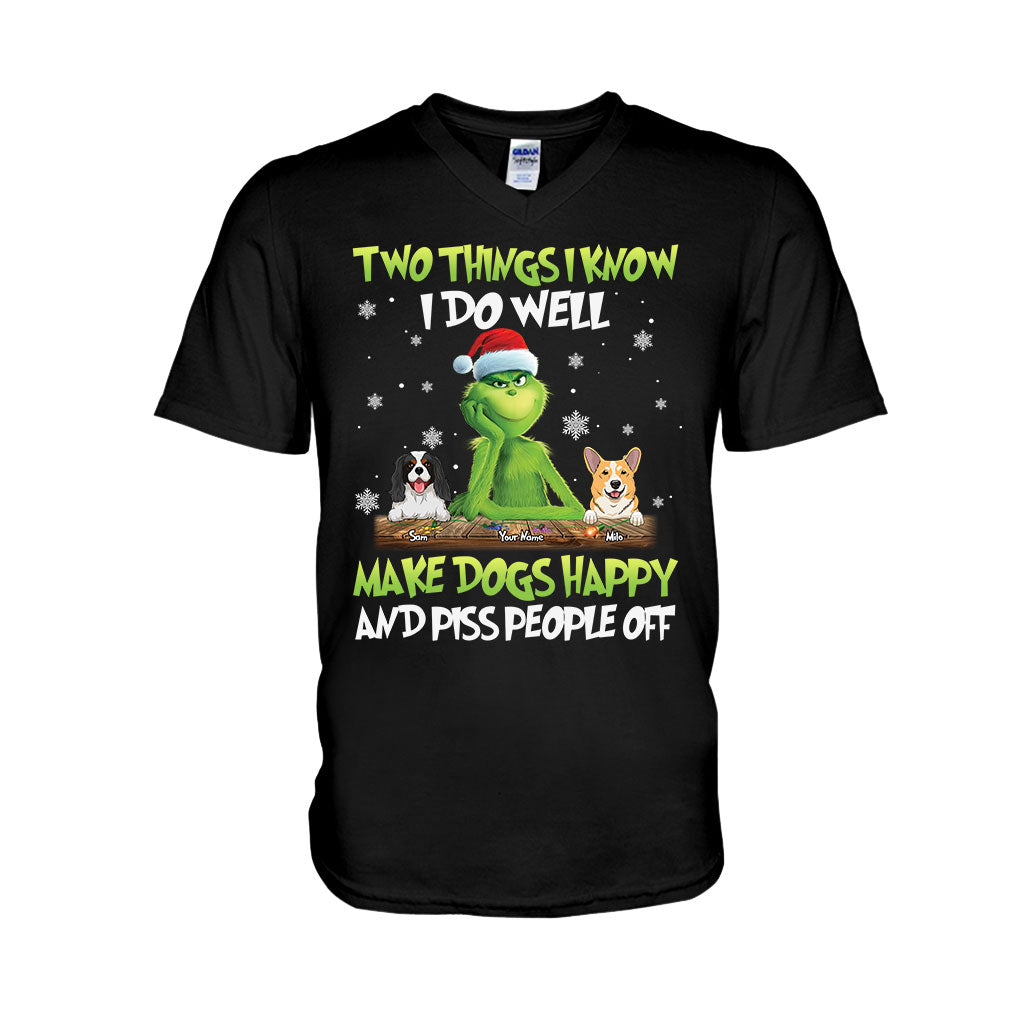 Personalized Grinch Christmas T-Shirt & Hoodie Gift for Dog Lovers