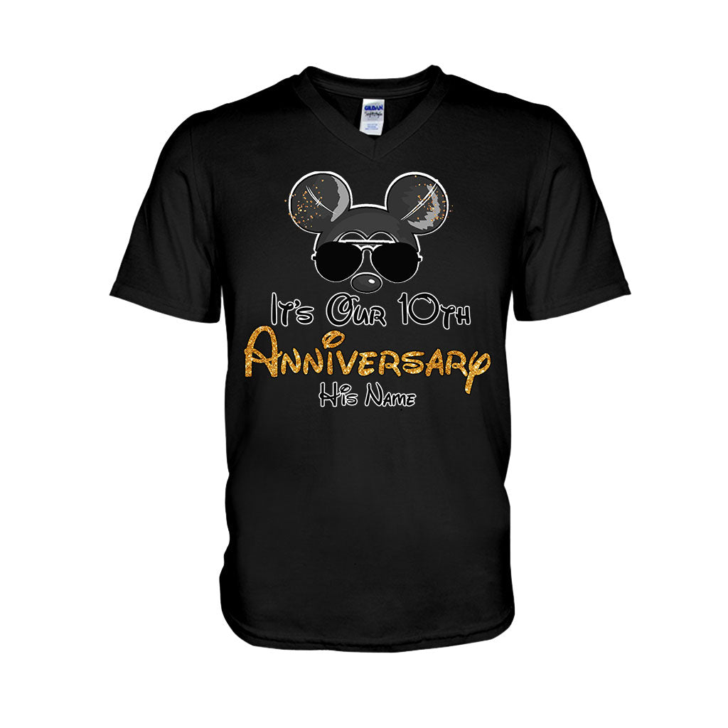 Personalized Anniversary T-shirt & Hoodie with Custom Names