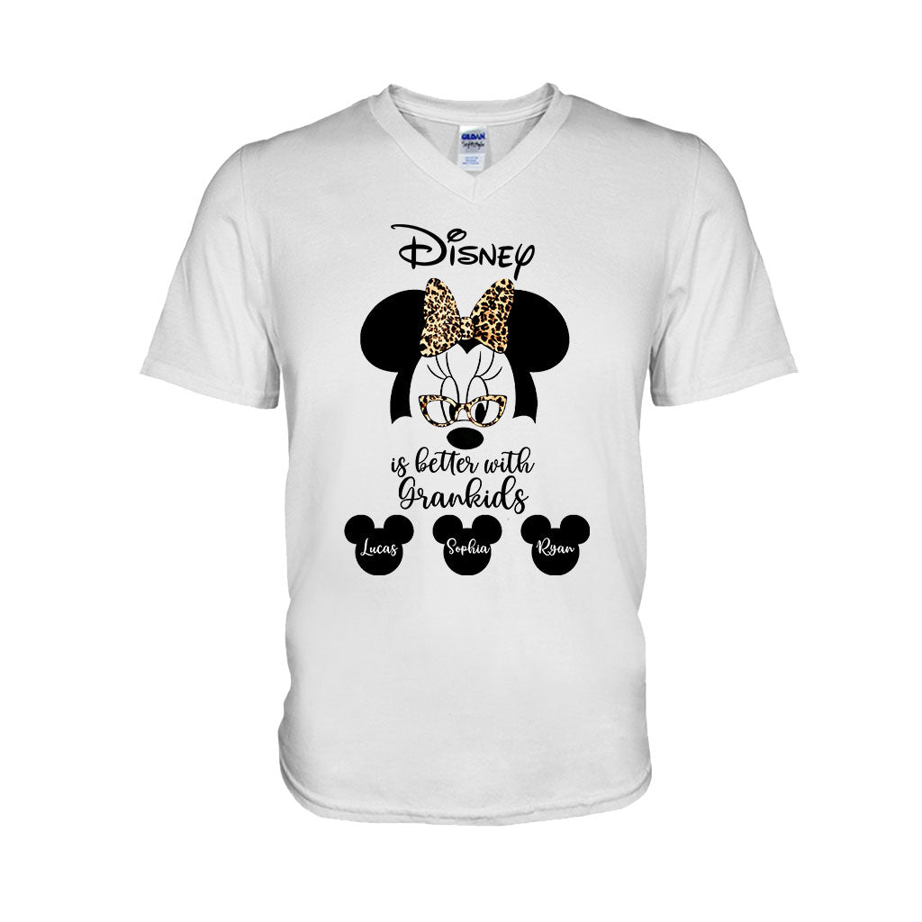 Personalized Disney Grandkids T-shirt & Hoodie Gift for Grandma