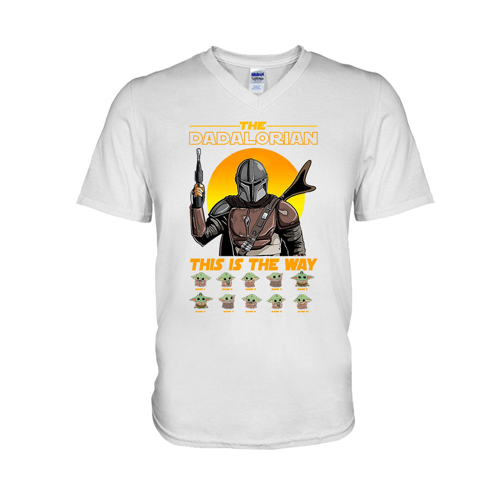 Personalized Dadalorian T-shirt & Hoodie Gift for Dad