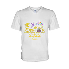 Load image into Gallery viewer, Personalized Graduation T-shirt and Hoodie With Name 2022 Gift
