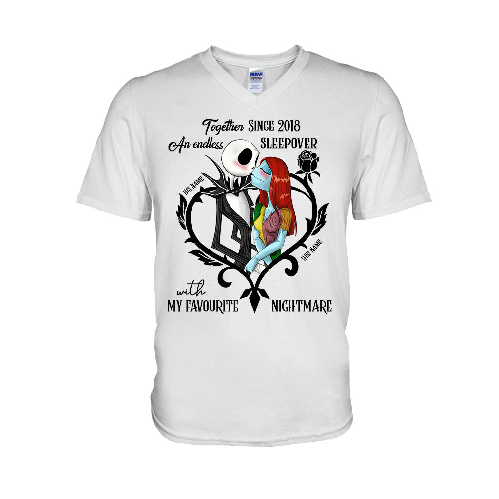 Personalized Nightmare T-shirt and Hoodie Gift for Couples