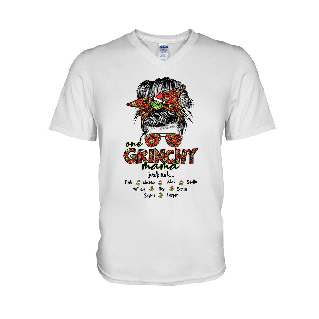 Personalized Christmas T-shirt & Hoodie Gift for Mom Life
