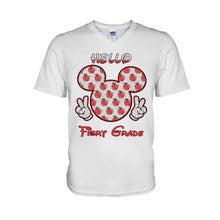Load image into Gallery viewer, Personalized Teacher T-shirt &amp; Hoodie with Glitter Print Gift for Back to School

