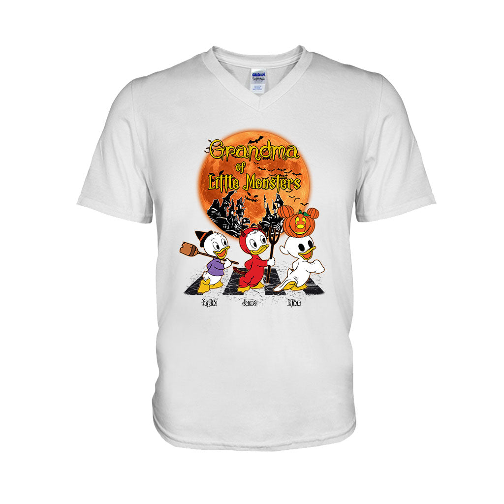 Personalized Grandma Of Little Monsters T-shirt & Hoodie for Halloween Gift