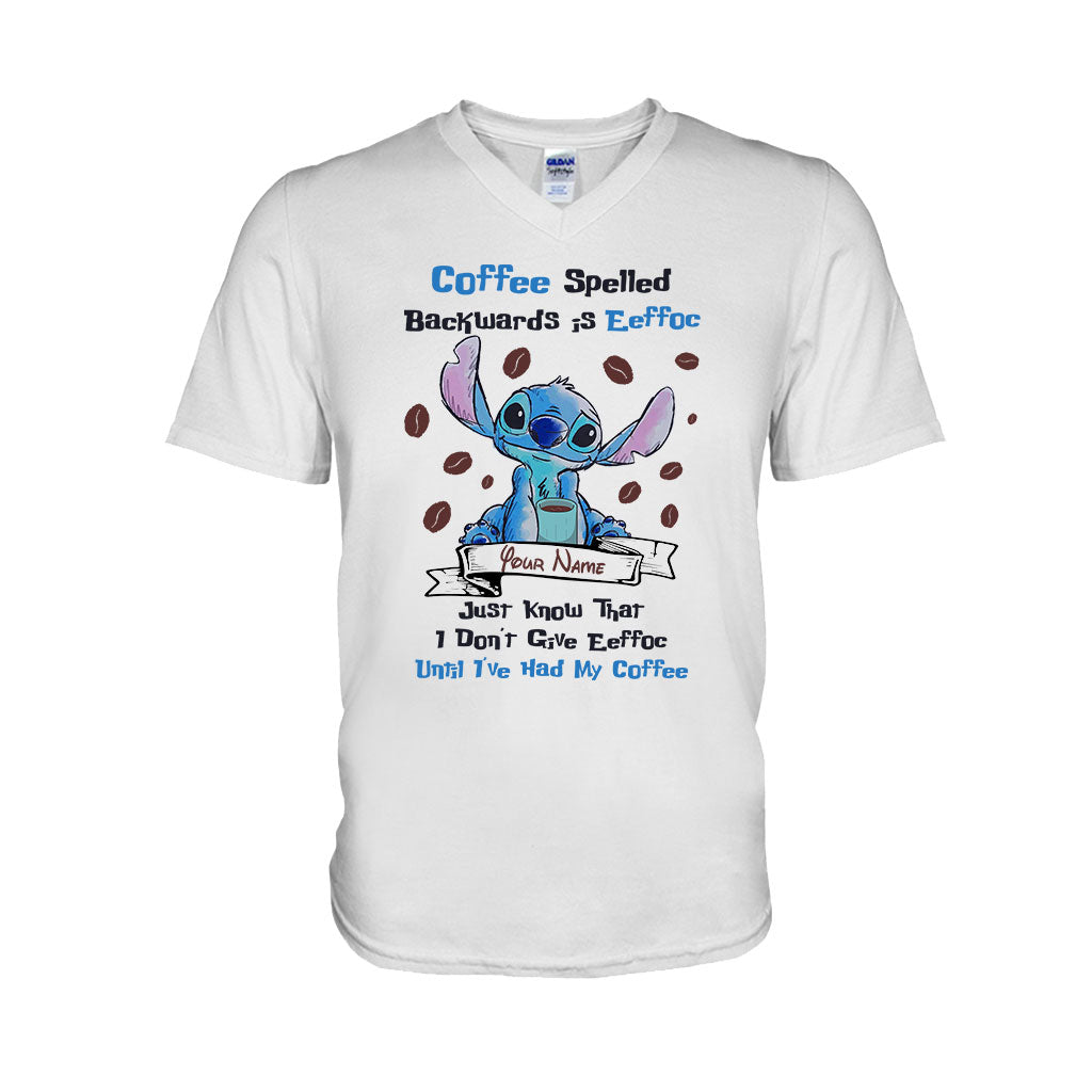 Personalized Coffee Spelled Eeffoc T-shirt & Hoodie Gift Idea