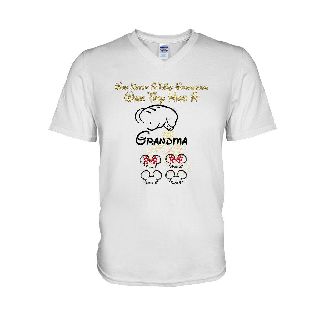 Personalized Mother's Day T-shirt & Hoodie with Custom Names for Grandma