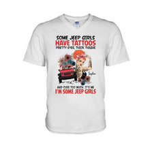 Load image into Gallery viewer, Personalized Jeep Girls T-Shirt Custom Name Gift for Her

