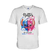 Load image into Gallery viewer, Personalized Couple Ohana T-shirts Hoodies Unique Gift Idea
