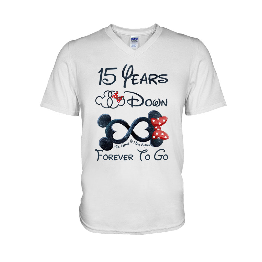 Personalized Forever To Go Mouse T-shirt & Hoodie Gift for Couples