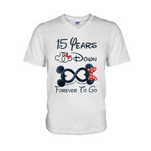 Load image into Gallery viewer, Personalized Forever To Go Mouse T-shirt &amp; Hoodie Gift for Couples
