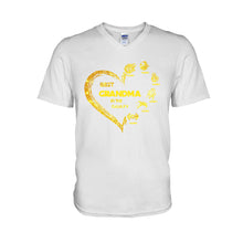 Load image into Gallery viewer, Personalized Best Grandma in the Galaxy T-shirt &amp; Hoodie Gift for Mother's Day
