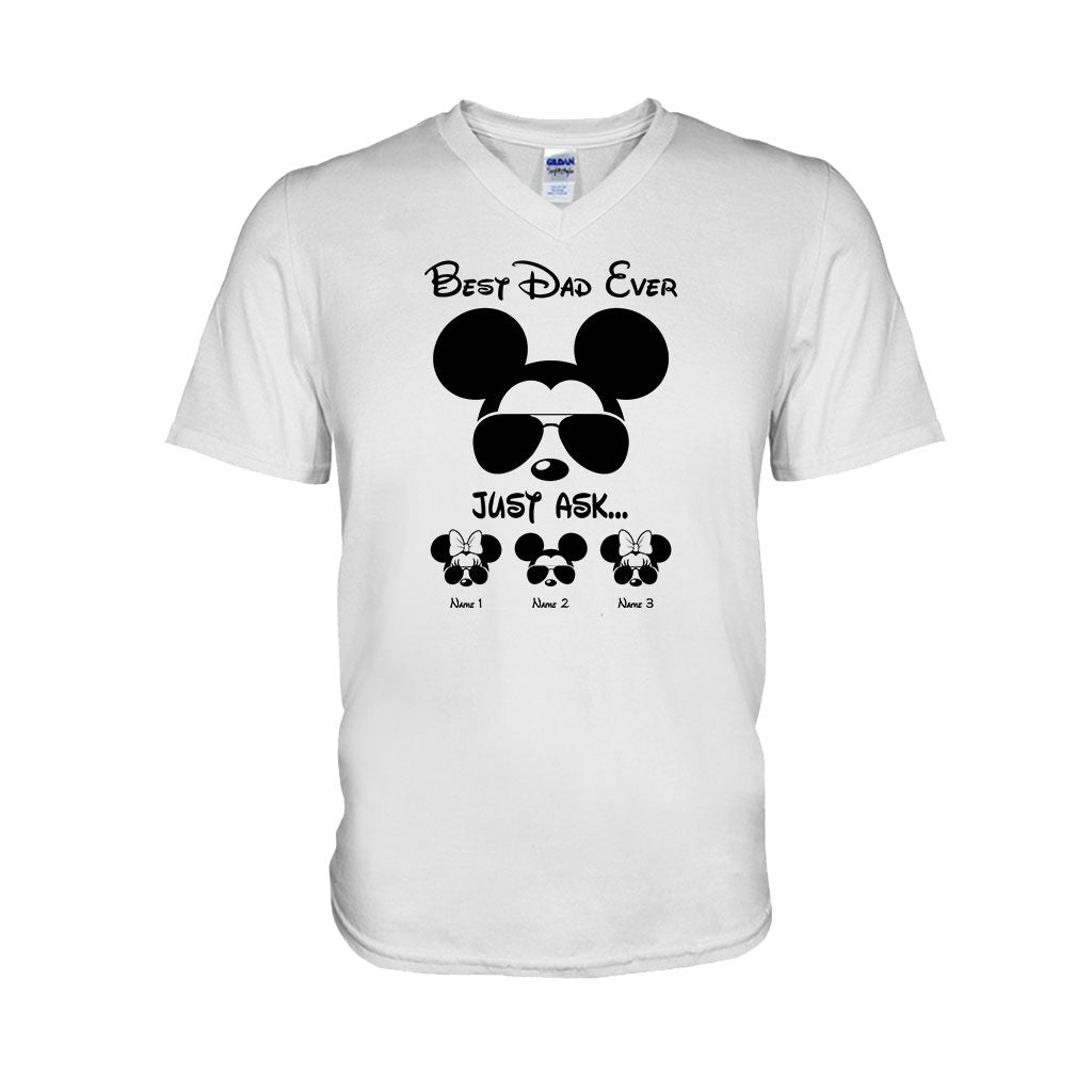 Personalized Mickey Mouse T-shirt & Hoodie Gift for Dad's Day