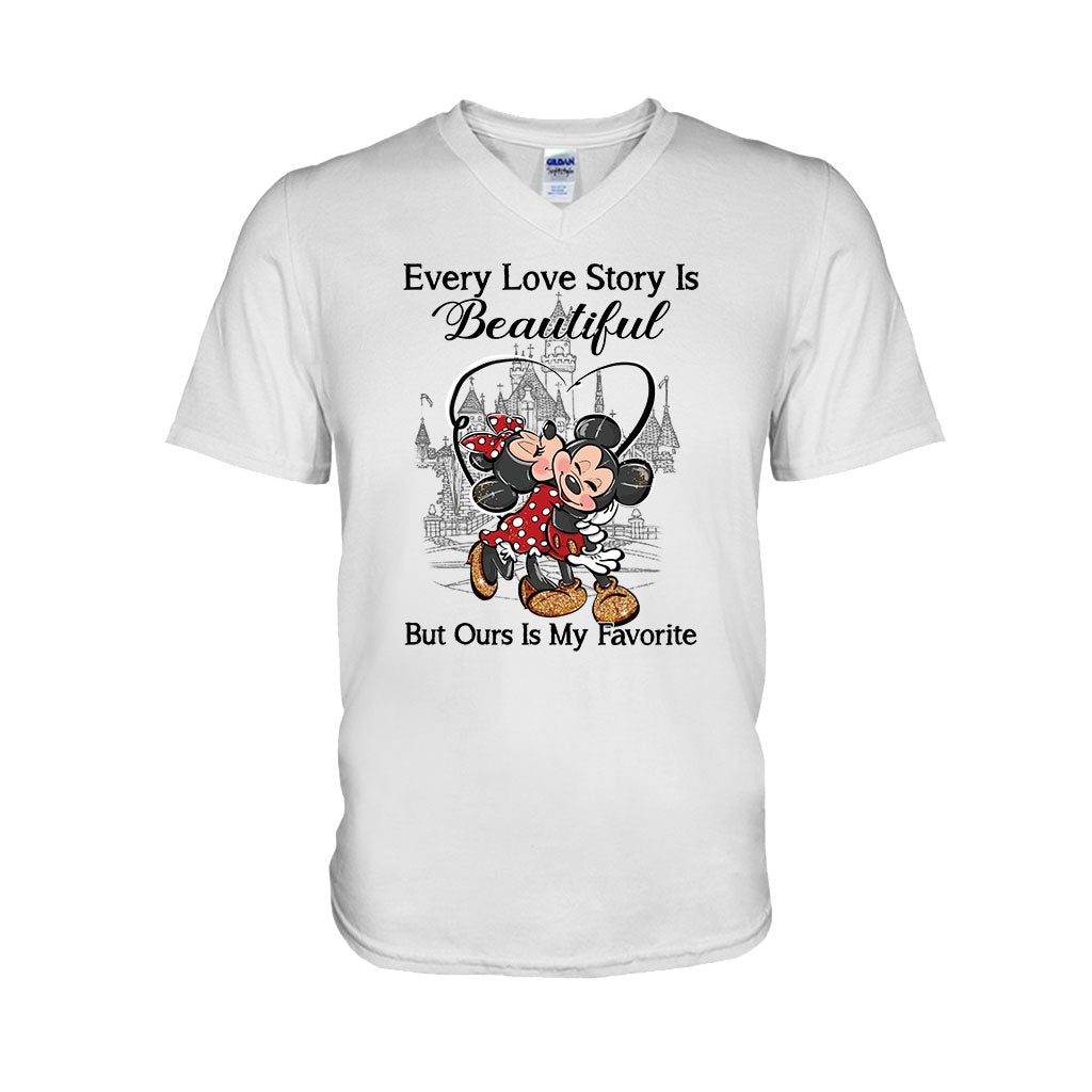 Personalized Love Story Mouse T-Shirt & Hoodie Gift for Couples
