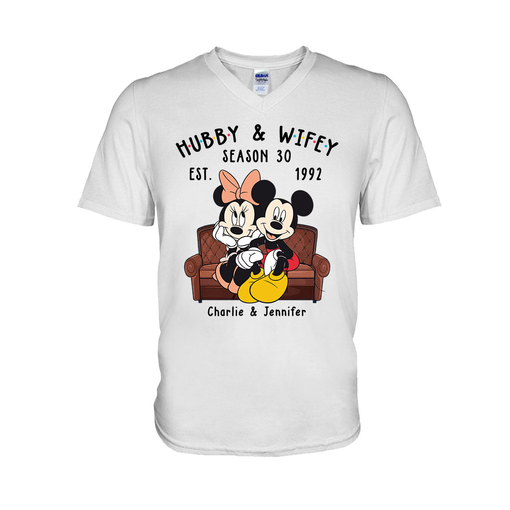Personalized Couple Mouse T-shirt & Hoodie Gift for Anniversaries