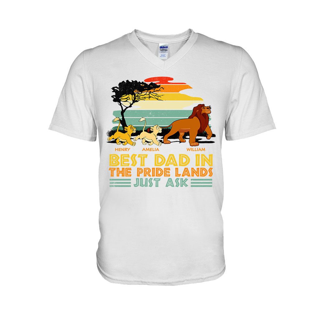 Personalized Best Dad T-Shirt & Hoodie for Father's Day Gift